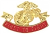 VIEW USMC First To Fight Lapel Pin