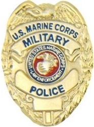VIEW USMC Military Police Lapel Pin