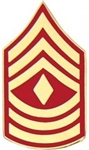 VIEW USMC E8 First Sergeant Rank Pin