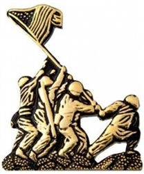 VIEW Iwo Jima Flag-Raising Pin