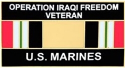 VIEW US Marines OIF Lapel Pin