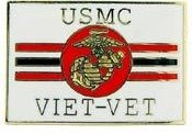 VIEW USMC Viet Vet Lapel Pin