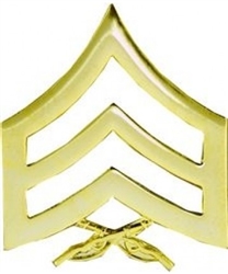 VIEW USMC E5 Sergeant Lapel Pin