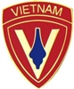 VIEW 5th Marine Division Vietnam Lapel Pin
