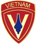 VIEW 5th Marine Division Vietnam Lapel Pin