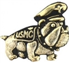 VIEW USMC Bulldog Lapel Pin