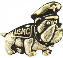 VIEW USMC Bulldog Lapel Pin