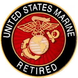 VIEW United States Marine Retired Lapel Pin