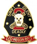 VIEW 2nd Recon, 2nd Marine Lapel Pin