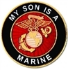 VIEW My Son Is A Marine Lapel Pin