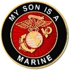 VIEW My Son Is A Marine Lapel Pin