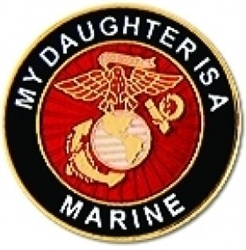VIEW My Daughter Is A Marine Lapel Pin