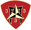VIEW 3rd Marine Battalion Lapel Pin
