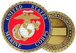 VIEW US Marine Corps Challenge Coin