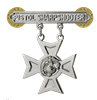 VIEW USMC Pistol Sharpshooter Qualification Badge