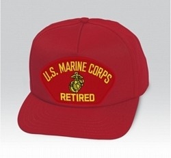 VIEW USMC Retired Red Ball Cap