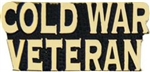 VIEW COLD WAR VETERAN Script Lapel Pin