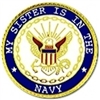 VIEW My Sister Is In The Navy Lapel Pin