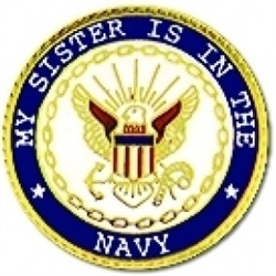 VIEW My Sister Is In The Navy Lapel Pin