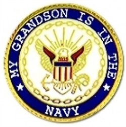 VIEW My Grandson Is In The Navy Pin