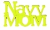 VIEW NAVY MOM Script Lapel Pin