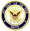 VIEW My Dad Is In The Navy Lapel Pin