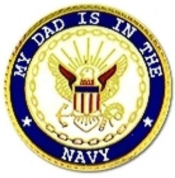 VIEW My Dad Is In The Navy Lapel Pin