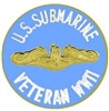 VIEW US Navy WW II Submarine Veteran Pin