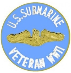 VIEW US Navy WW II Submarine Veteran Pin