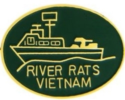 VIEW River Rats Vietnam Lapel Pin