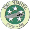 VIEW USS Nimitz CVN-68 Lapel Pin