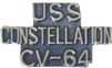 VIEW USS CONSTELLATION Lapel Pin
