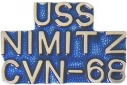 VIEW USS NIMITZ CVN-68 Lapel Pin
