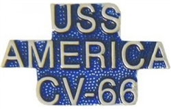 VIEW USS AMERICA Lapel Pin