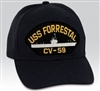 VIEW USS Forrestal CV-59 Ball Cap