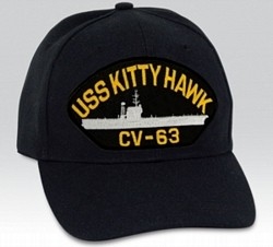 VIEW USS Kitty Hawk CV-63 Ball Cap