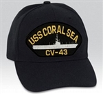 VIEW USS Coral Sea CV-43 Ball Cap