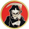 VIEW Grim Reaper Lapel Pin