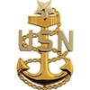 VIEW USN SCPO E-8 Rank Pin