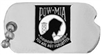 VIEW POW/MIA Dog Tag Lapel Pin