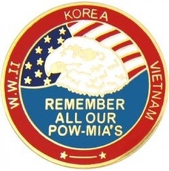 VIEW Remember All Our POW-MIAs Lapel Pin