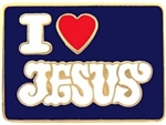 VIEW I Love Jesus Lapel Pin