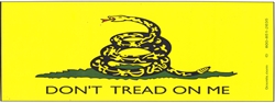 VIEW Gadsden Flag Bumper Sticker