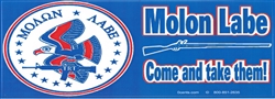 VIEW Molon Labe Bumper Sticker