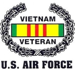 VIEW US Air Force Vietnam Veteran Window Decal