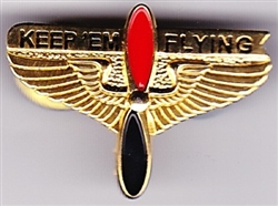 VIEW Keep 'Em Flying Lapel Pin