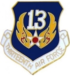 VIEW 13th AF Lapel Pin