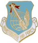 VIEW 19th AF Lapel Pin