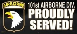 VIEW 101st AB Div Bumper Decal