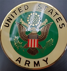VIEW US Army Car Grill Badge